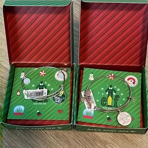 Alex and Ani Christmas Elf Bangles